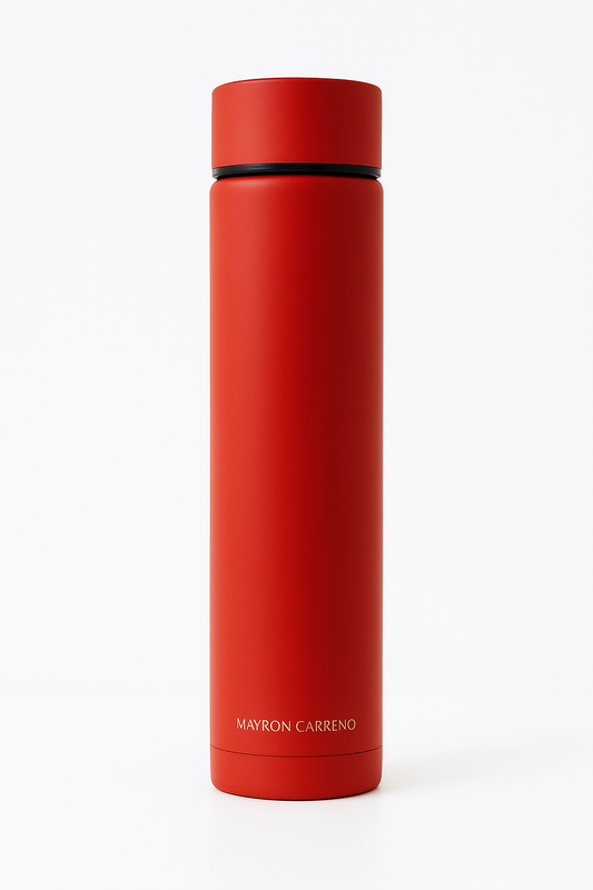 Insulated Stainless Steel Water Bottle with filter 500ml - Red