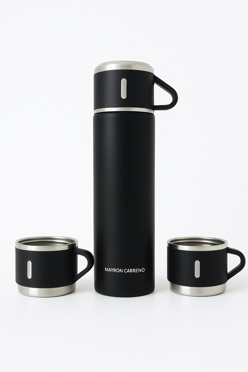 Thermo Hot and Cold Drink Water Flask 500ml - Black